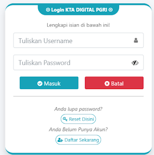 Register PGRI Nias - Persatuan Guru Republik Indonesia Cabang Nias
